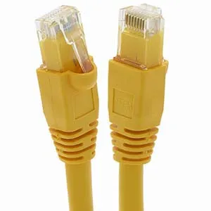 10Ft Cat6A UTP Ethernet Network Booted Cable Yellow