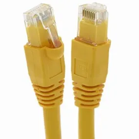 10Ft Cat6A UTP Ethernet Network Booted Cable Yellow