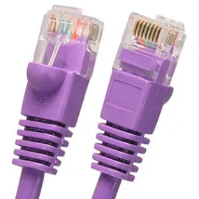 12Ft Cat6 UTP Ethernet Network Booted Cable Purple