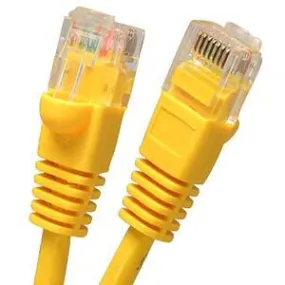 12Ft Cat6 UTP Ethernet Network Booted Cable Yellow