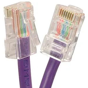 1.5Ft Cat5E UTP Ethernet Network Non Booted Cable Purple