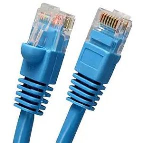 1.5Ft Cat6 UTP Ethernet Network Booted Cable Blue