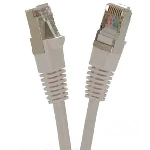 1Ft Cat6 Shielded (SSTP) Ethernet Network Booted Cable White