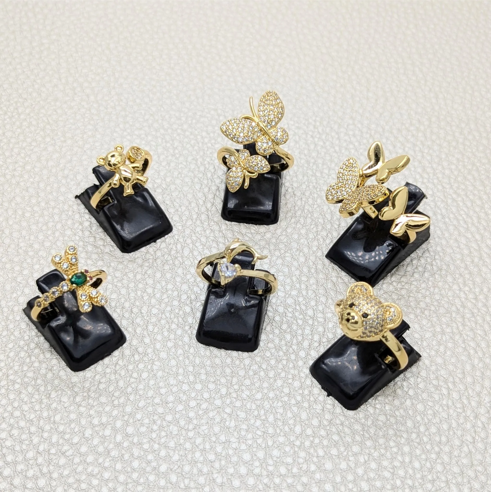 24 Animal Items ($4.12) ea in Gold Layered Oro Laminado Wholesale Box