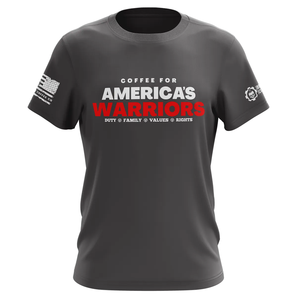 America's Warriors Gunpowder Grey T-Shirt