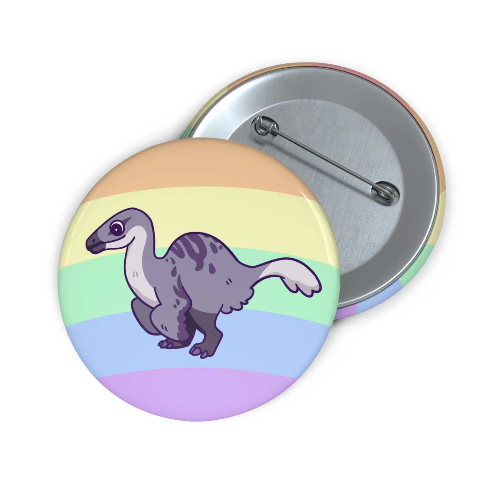 Asexual Pride Deinocheirus - Pin Badge