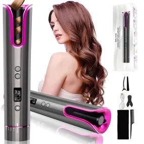 Automatic hair curling machine USB rechargeable