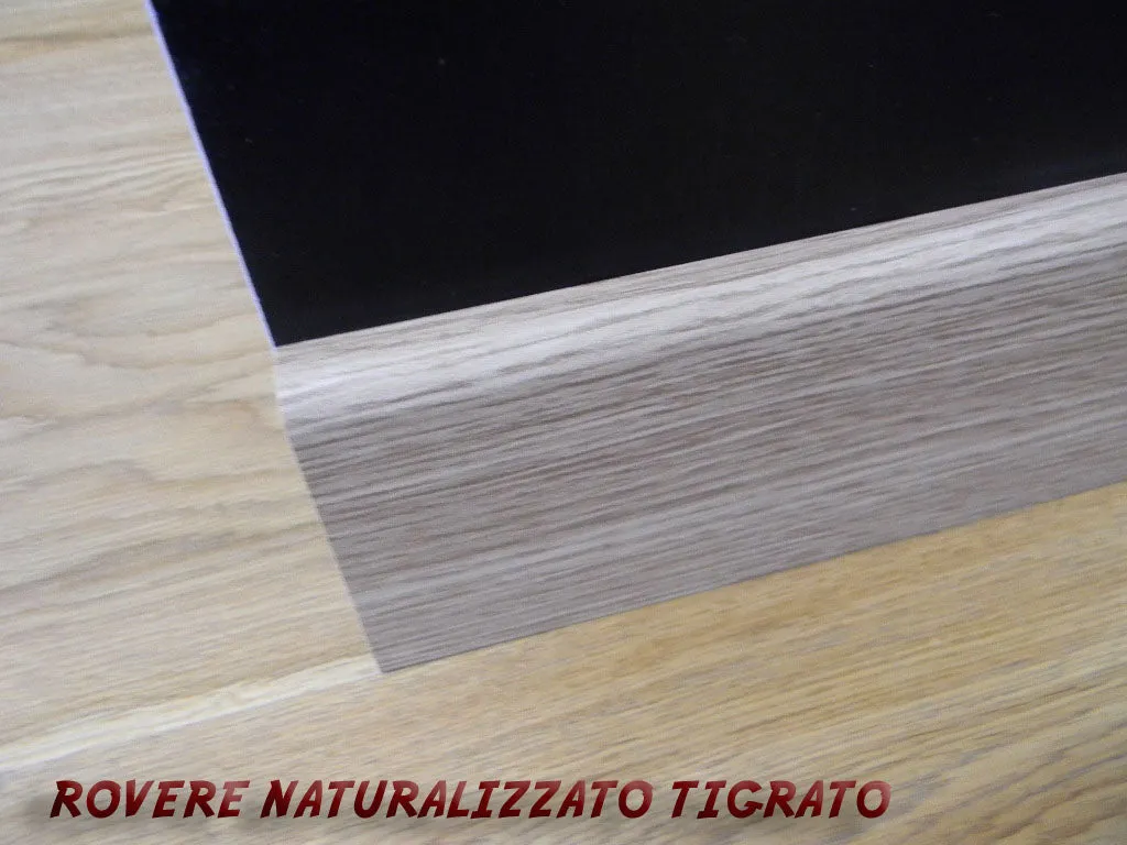 Battiscopa passacavo 1,5x8x240cm in MDF pacco da 48 metri lineari