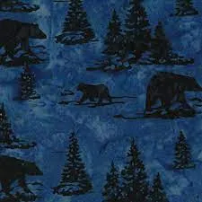 Bear and Pines Midnight