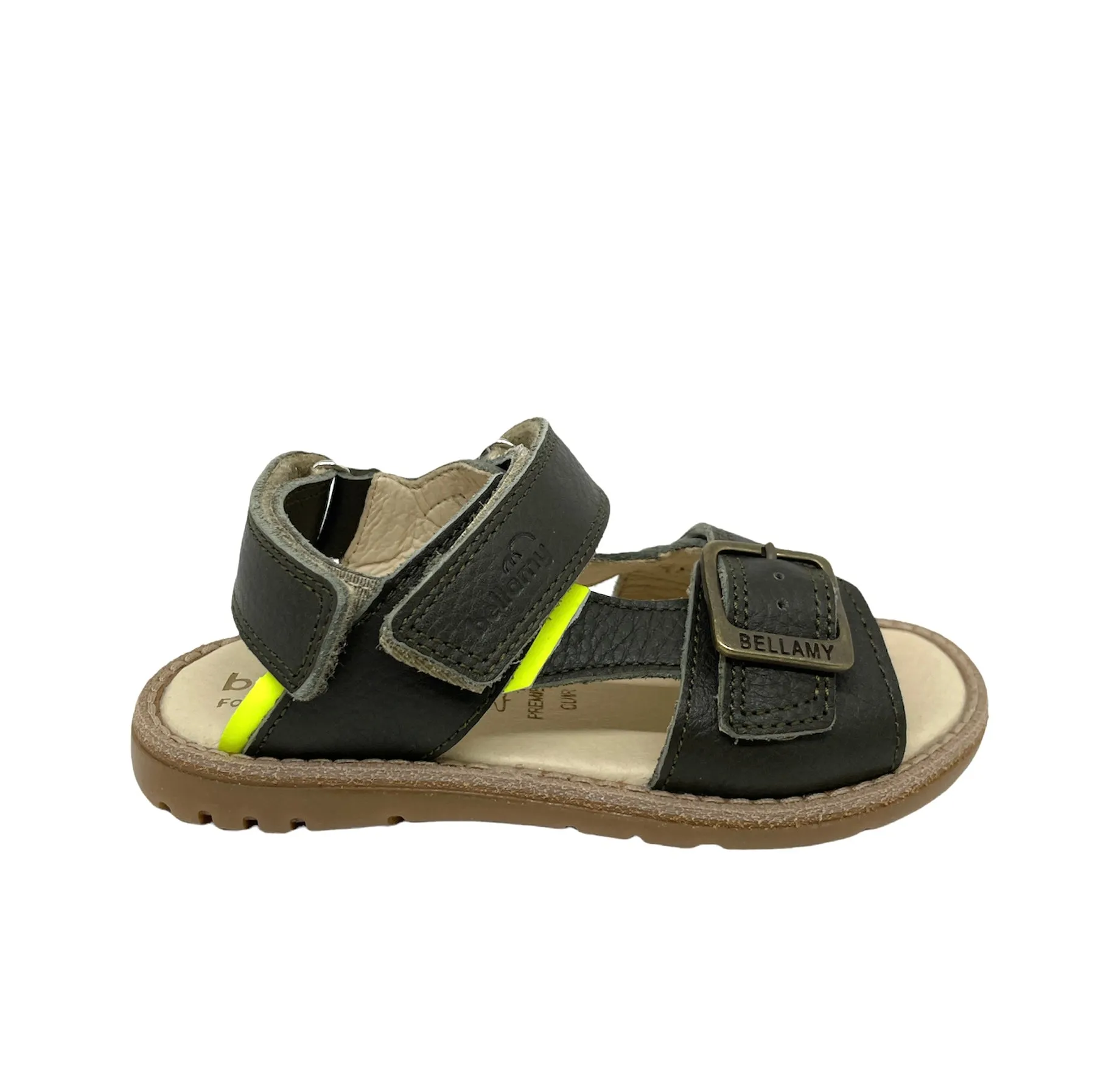 BELLAMY VALEUR Kaki Sandales Nu Pieds