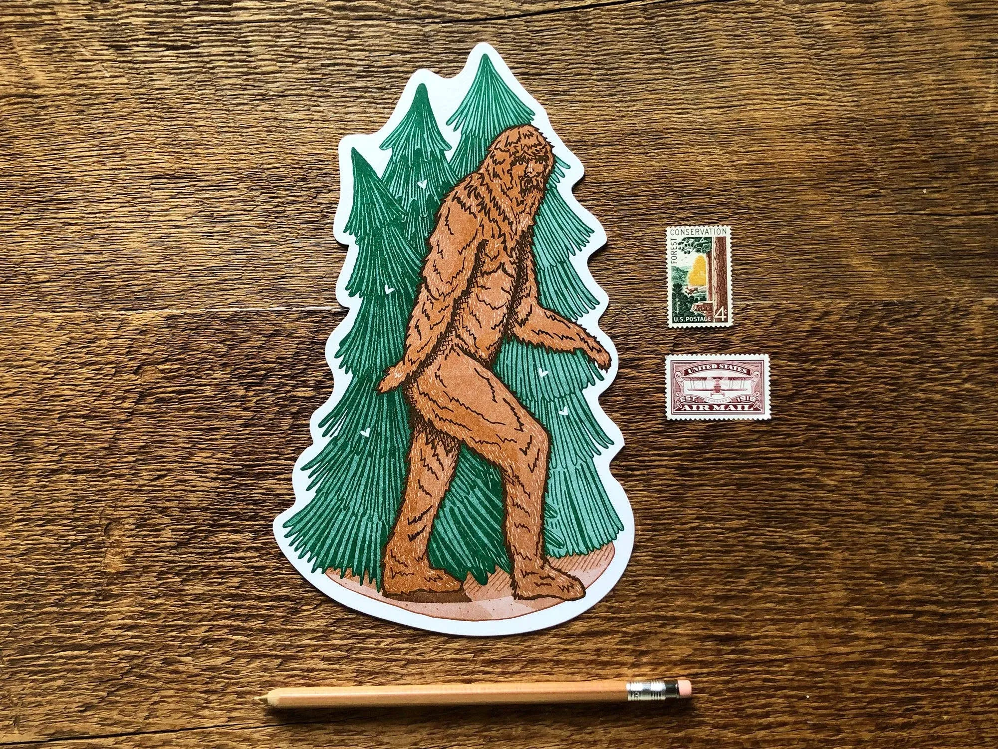 Bigfoot Postcard