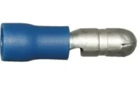 Blue 5.0mm Male Bullet Terminals / Pack of 100