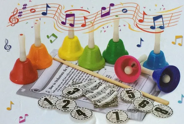 Bon Bon (Box of 8) <br> 14" Music Concerto <br> Musical Bells