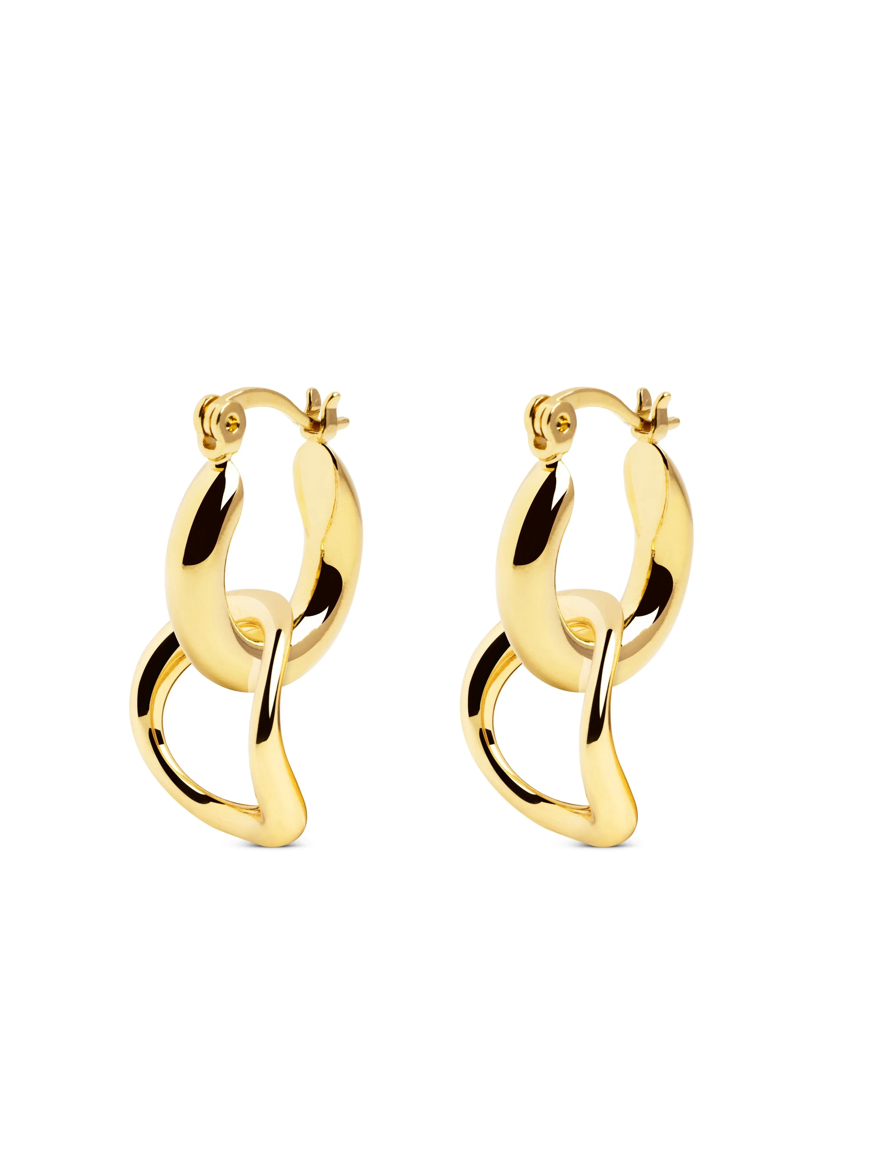 Brisa Gold Hoop Earrings