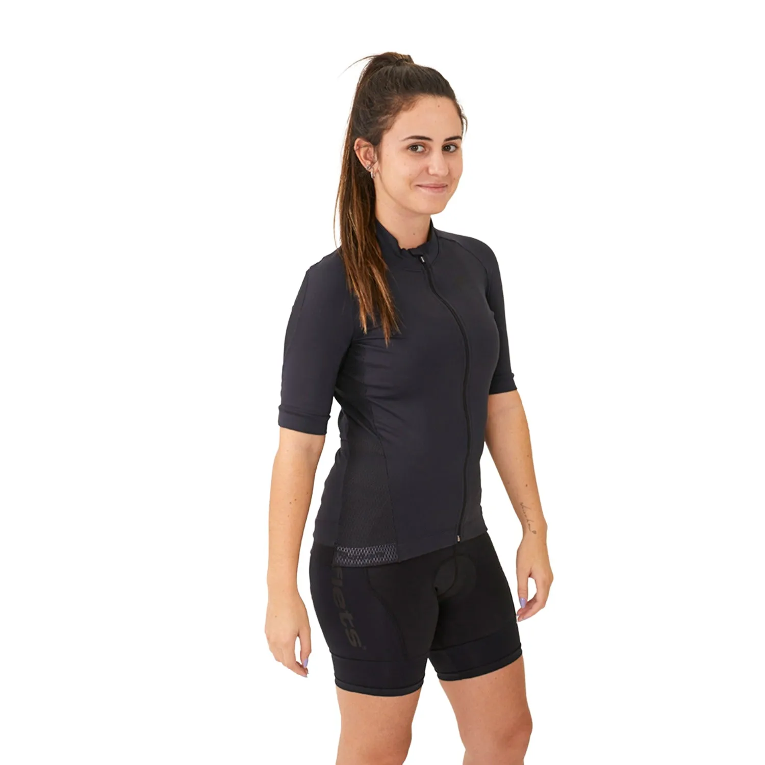 Camisa Ciclismo CYCLETECH Fem l ALLBLACK