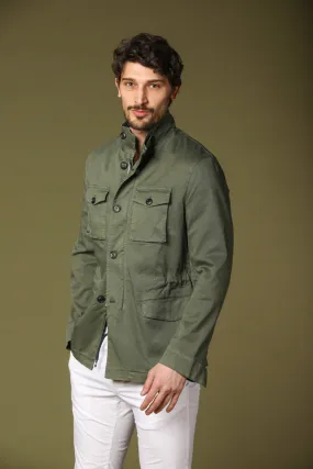 City Field giubbotto uomo in cotone-tencel regular