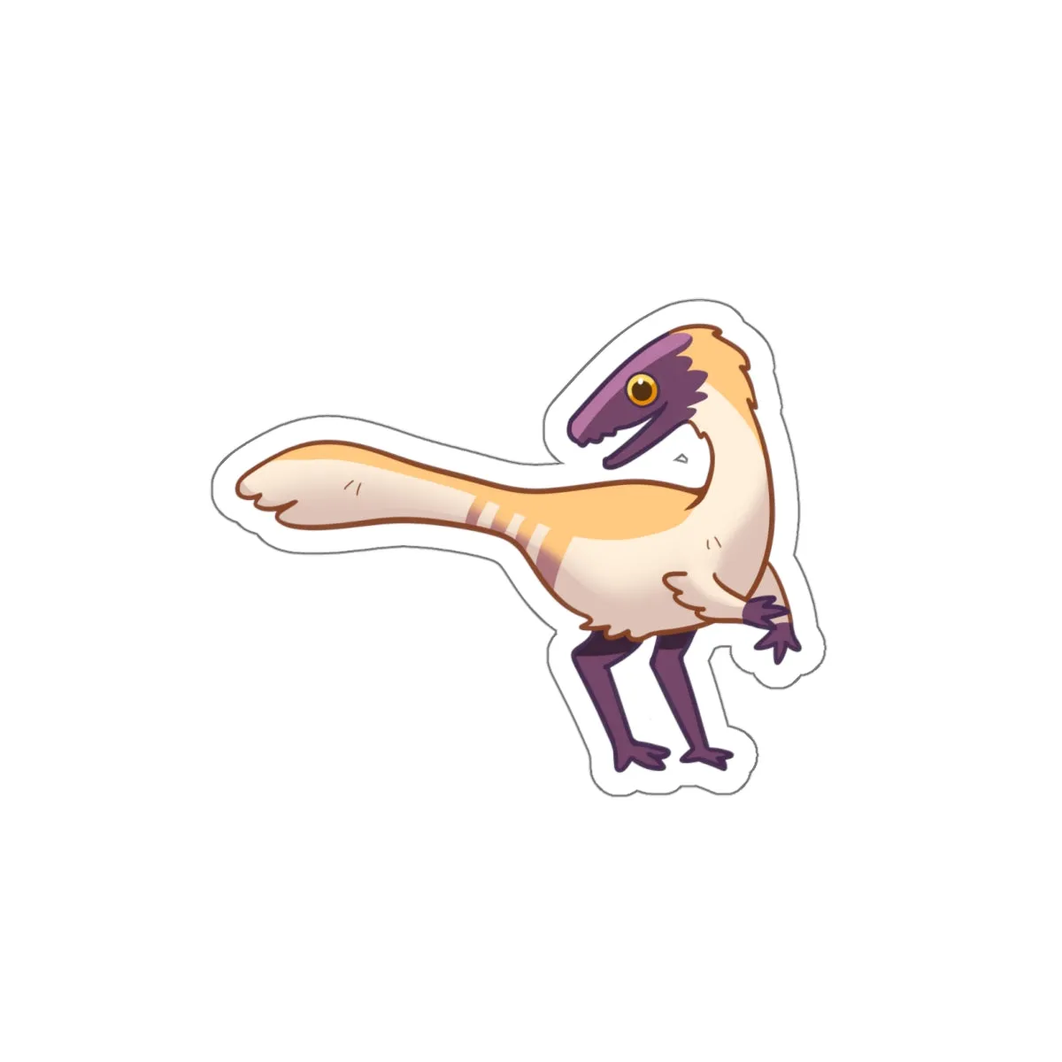 Compsognathus Sticker - Die-Cut Stickers