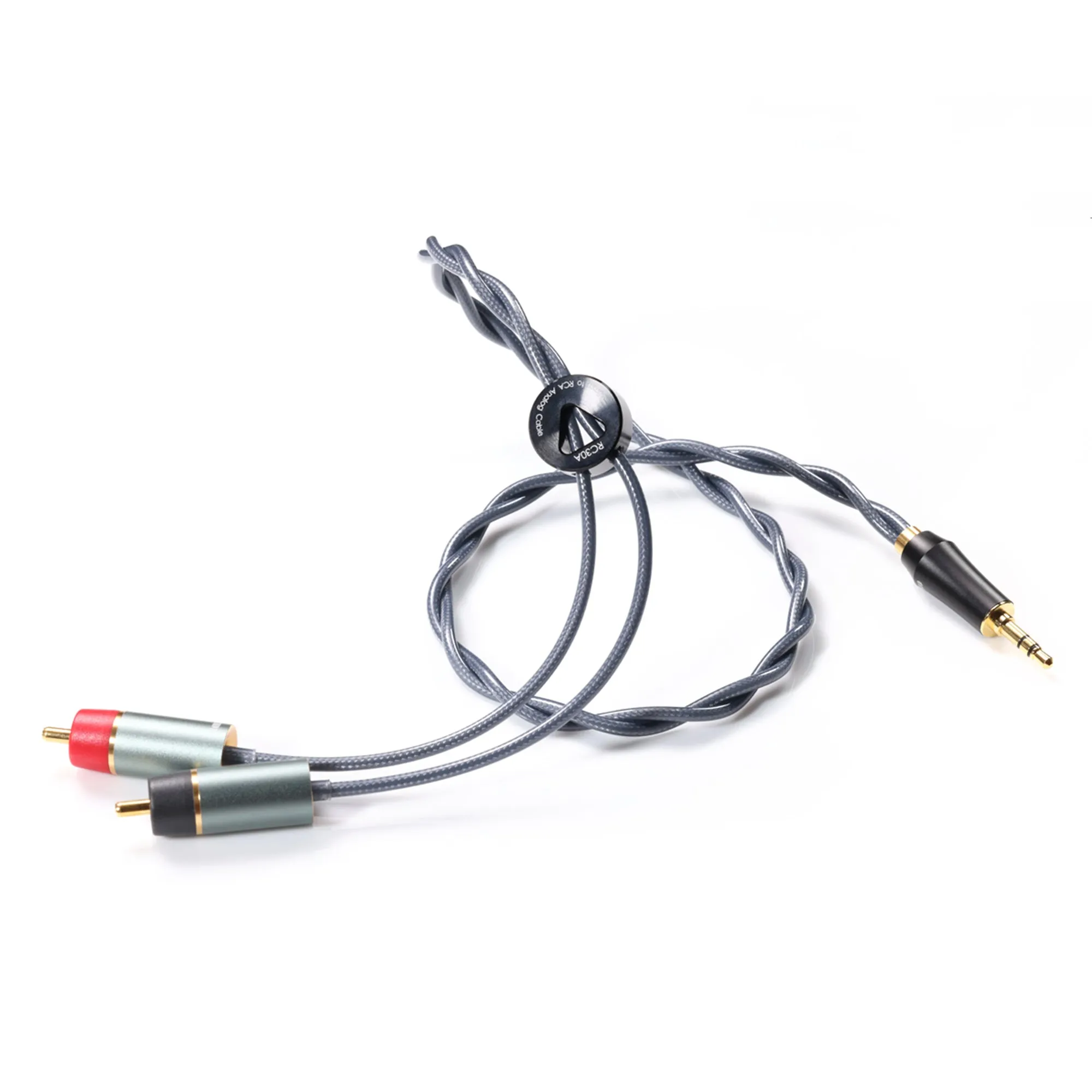 ddHiFi RC Series Shielded Silver RCA Interconnect Cable