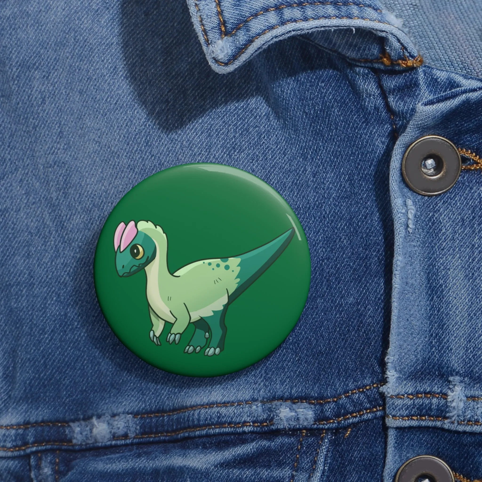 Dilophosaurus Pin Badge