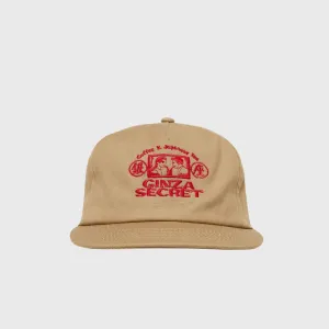 Edwin Ginza Secret 5 Panels Cap Sand