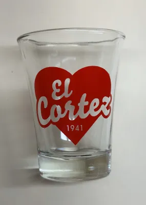 El Cortez Heart Shot Glass