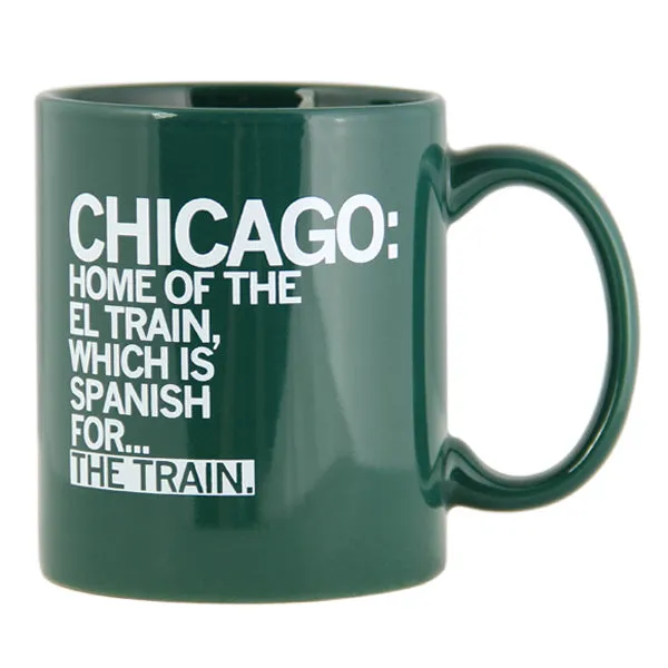 El Train Text Mug