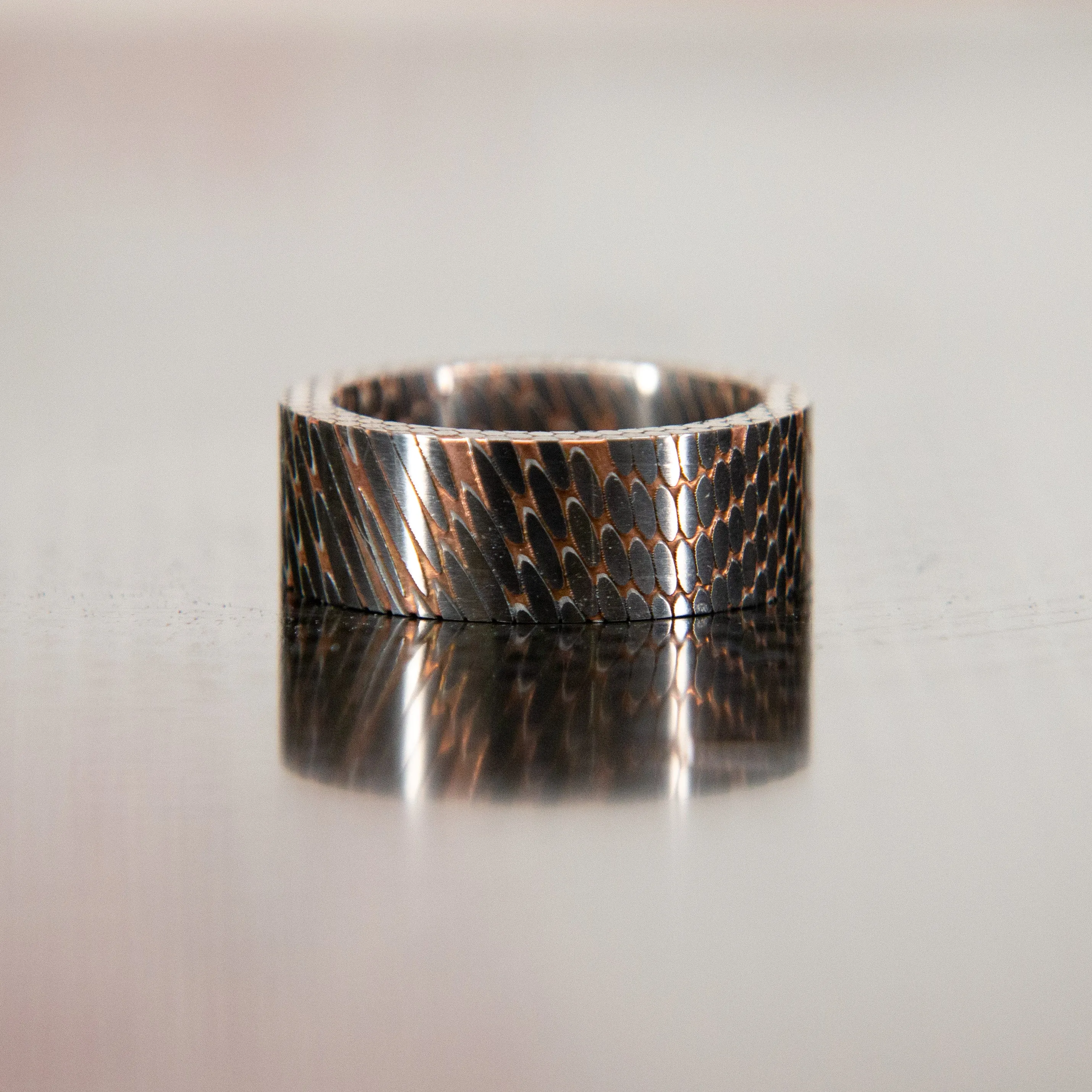 Etched Tilted Superconductor Ring 2.0