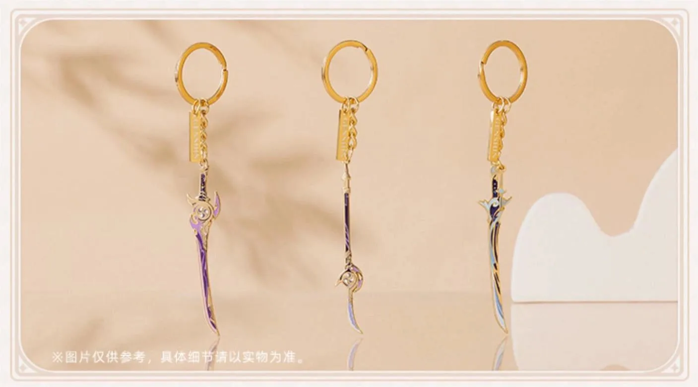 Genshin Impact - Epitome Invocation Weapon Metal Keychain miHoYo