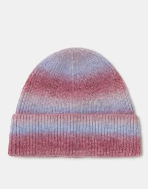 Gorro tricot ancho degradé