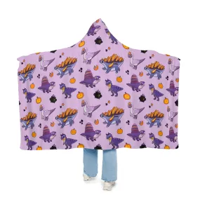 Halloween Dinos - Purple Snuggle Blanket