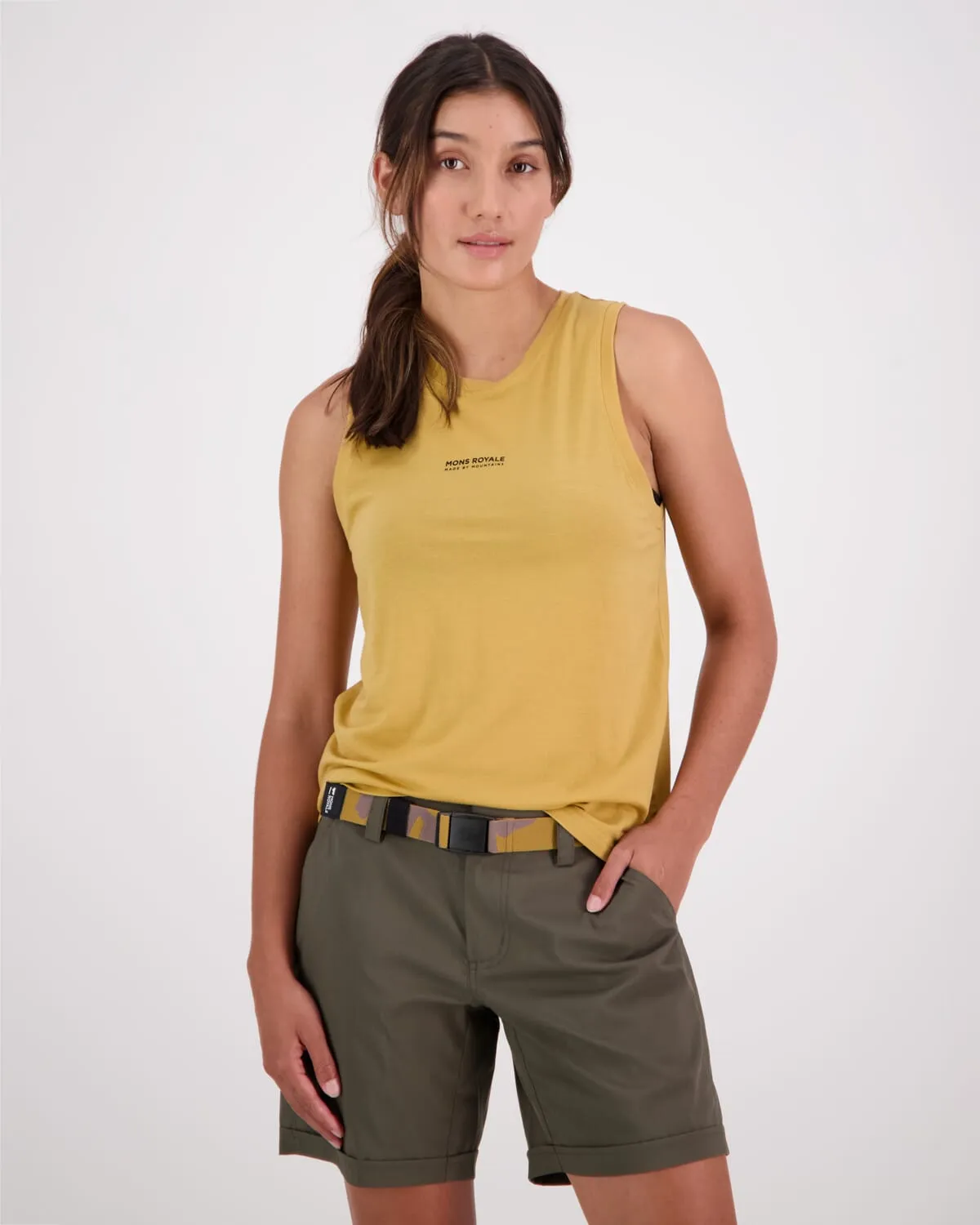 Icon Merino Tank - Honey