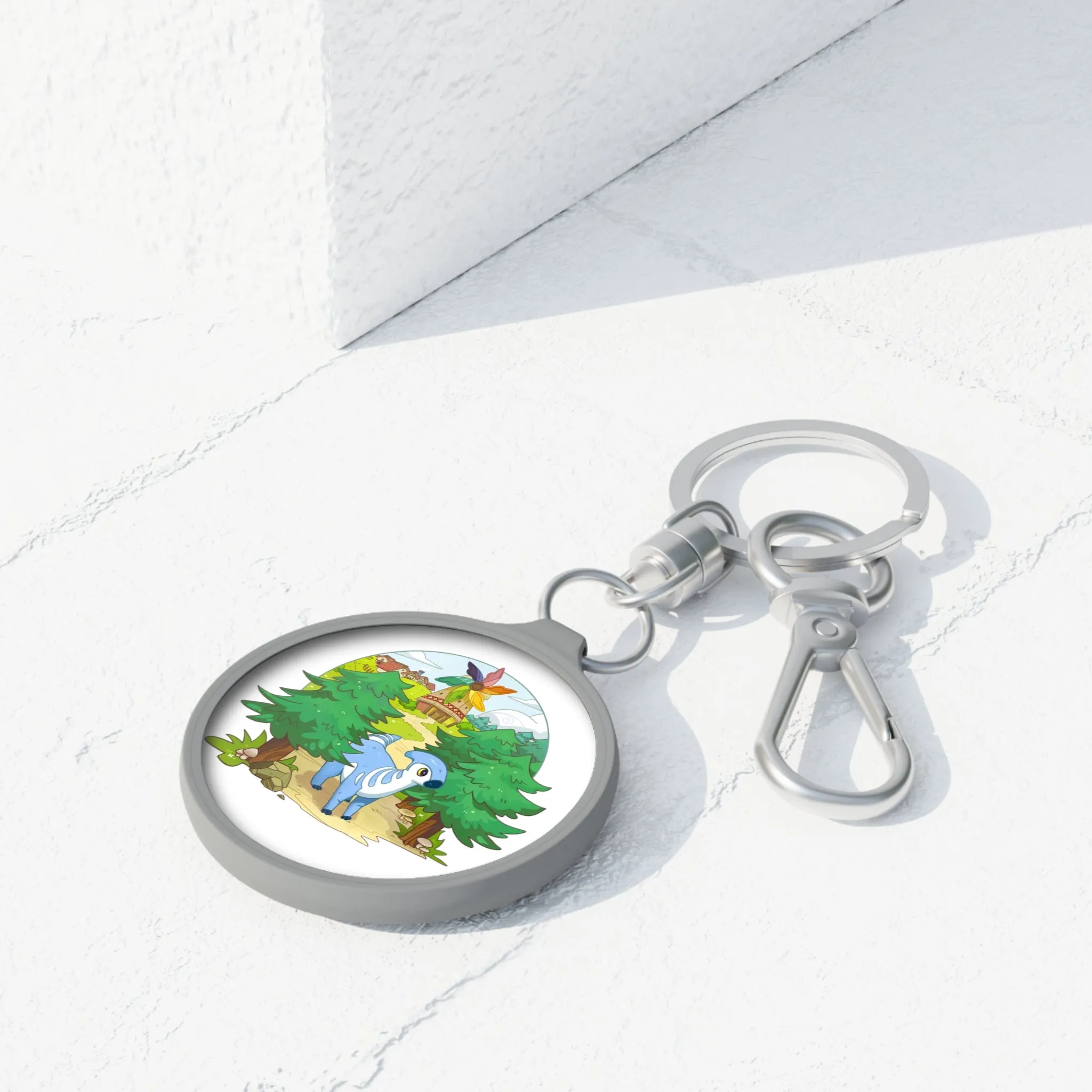 Keyring Tag - Walk by the Windmill