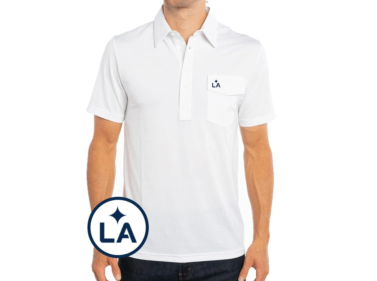 LA Galaxy - Performance Players Shirt - LA Star - White