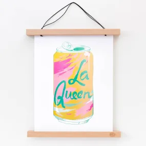 La Queen - Risograph Print