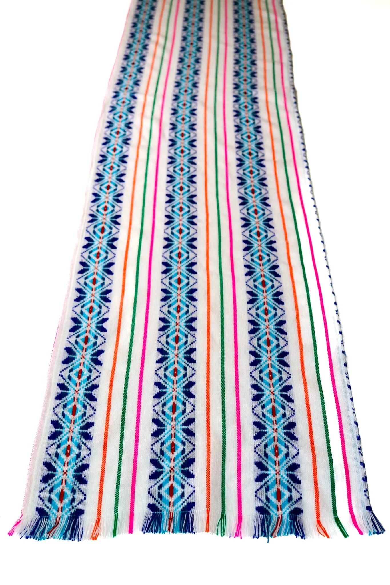 Mexican Fabric Table Runner - BESTSELLER white