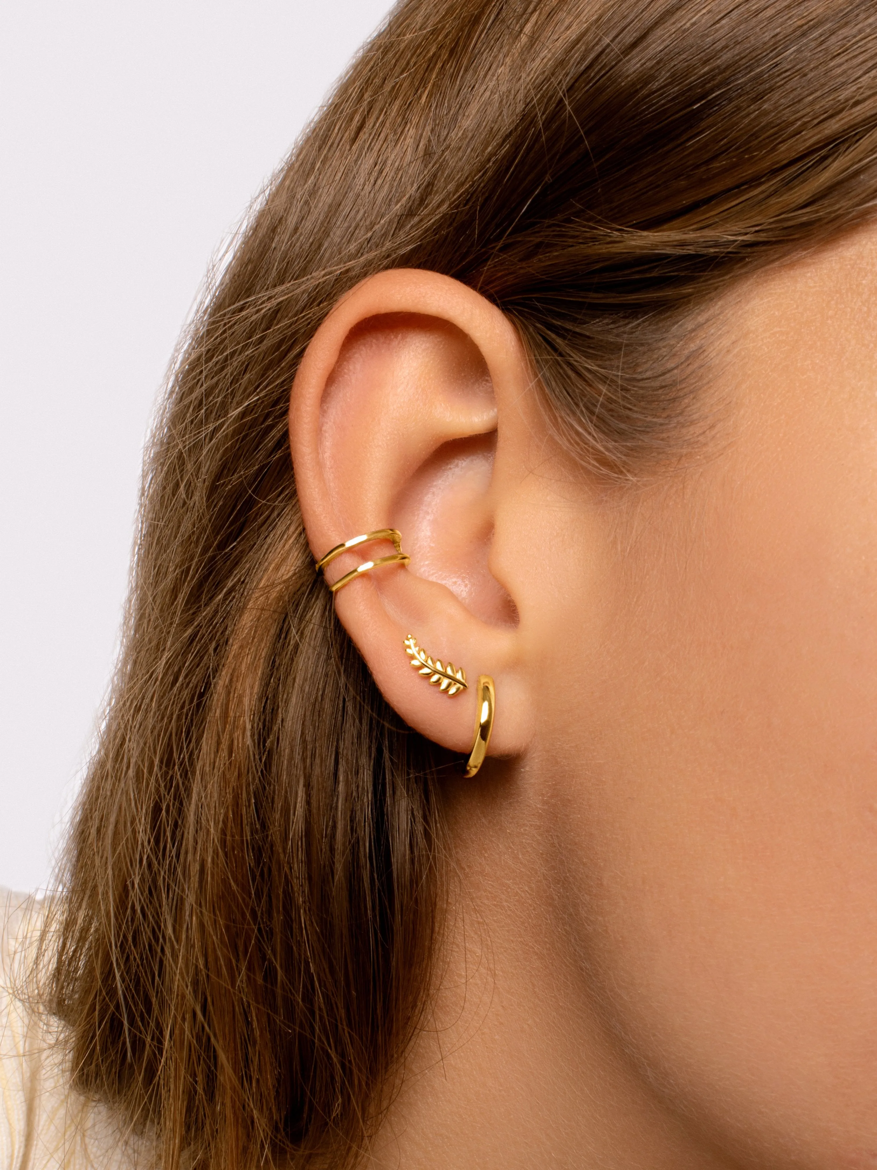 Mini Gren Gold Earrings