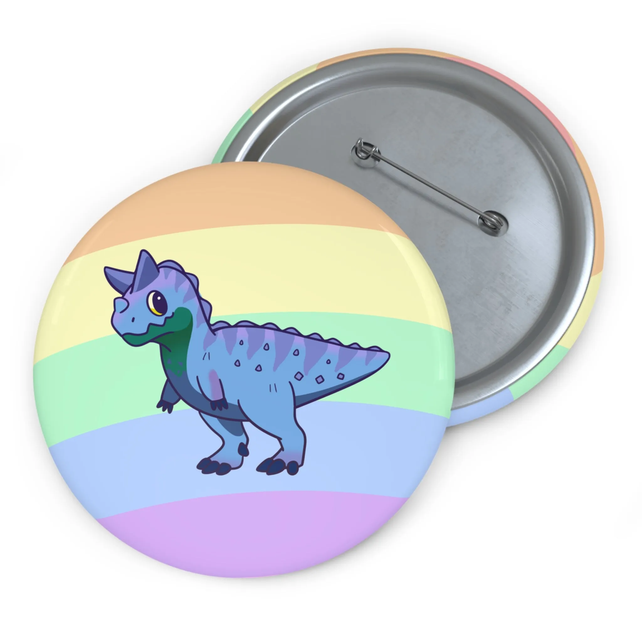 MLM Pride Carnotaurus - Pin Badge