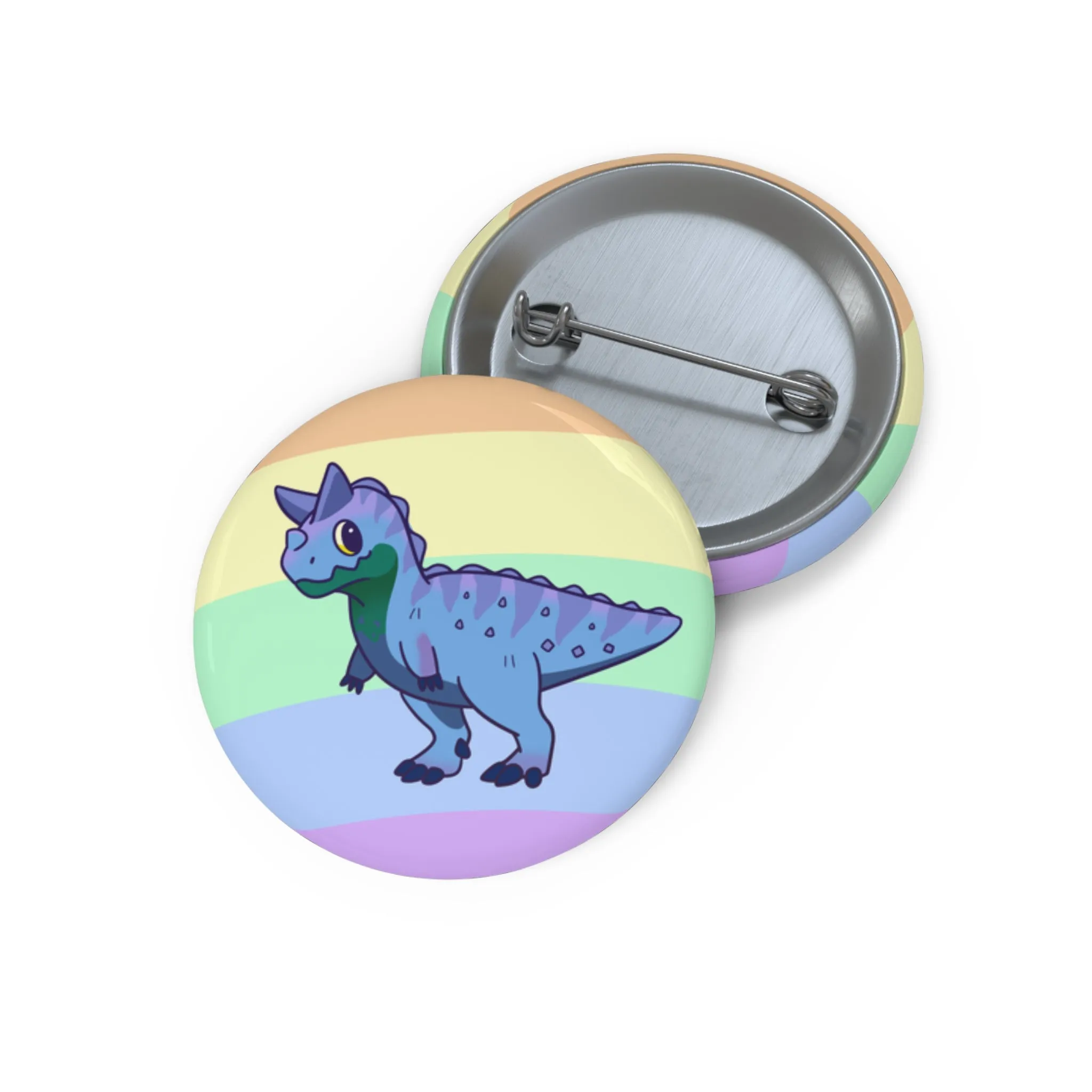 MLM Pride Carnotaurus - Pin Badge