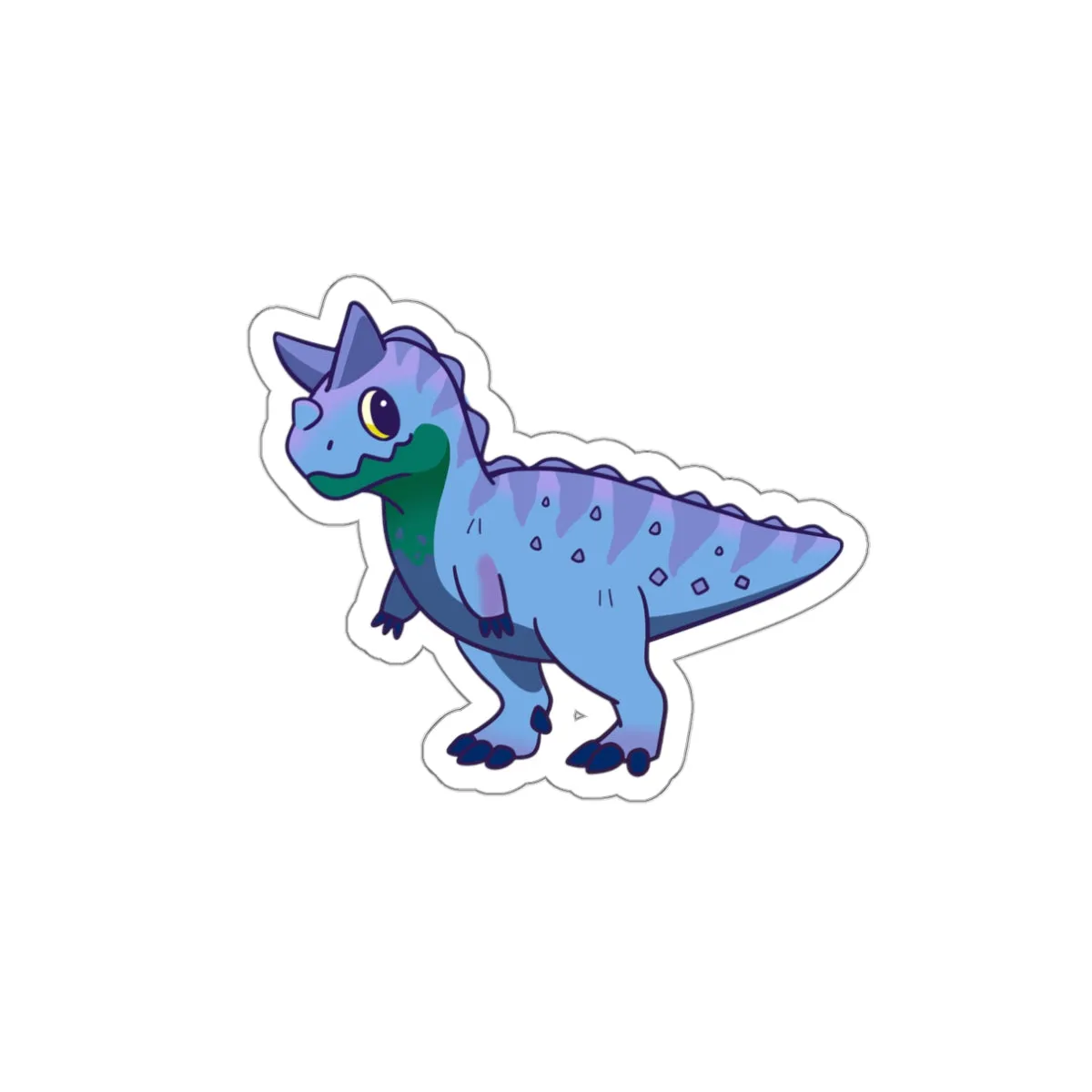 MLM Pride Carnotaurus Sticker - Die-Cut Stickers