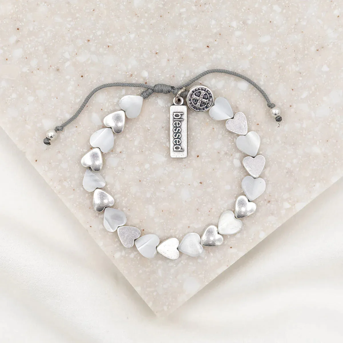 My Saint My Hero Mother of Pearl Sisters of the Heart Bracelet