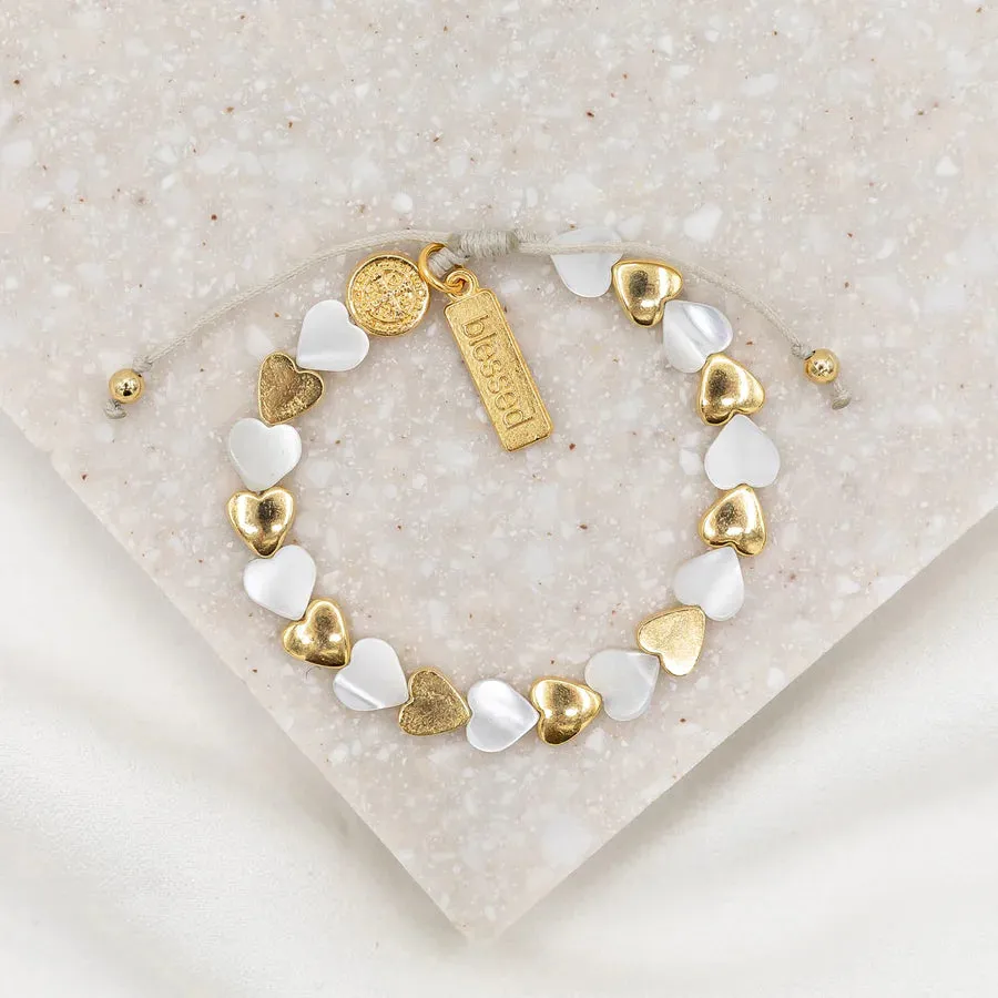 My Saint My Hero Mother of Pearl Sisters of the Heart Bracelet