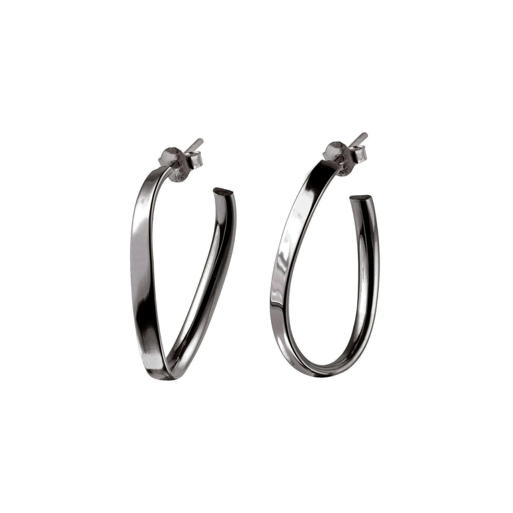 Obbo Black Earrings