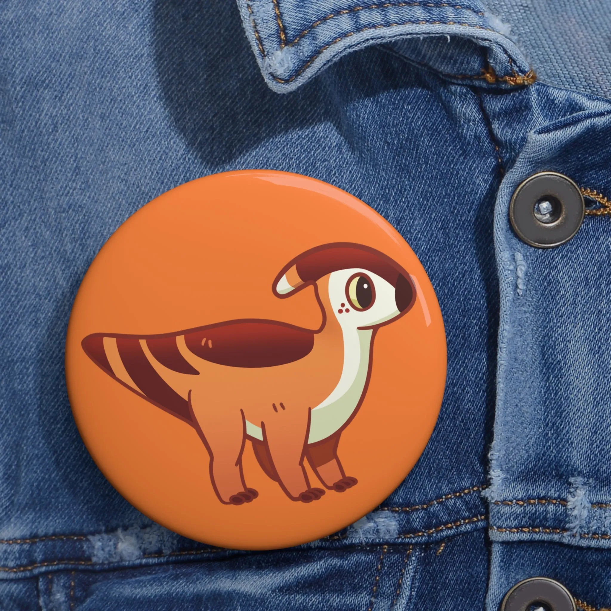 Parasaurolophus Pin Badge