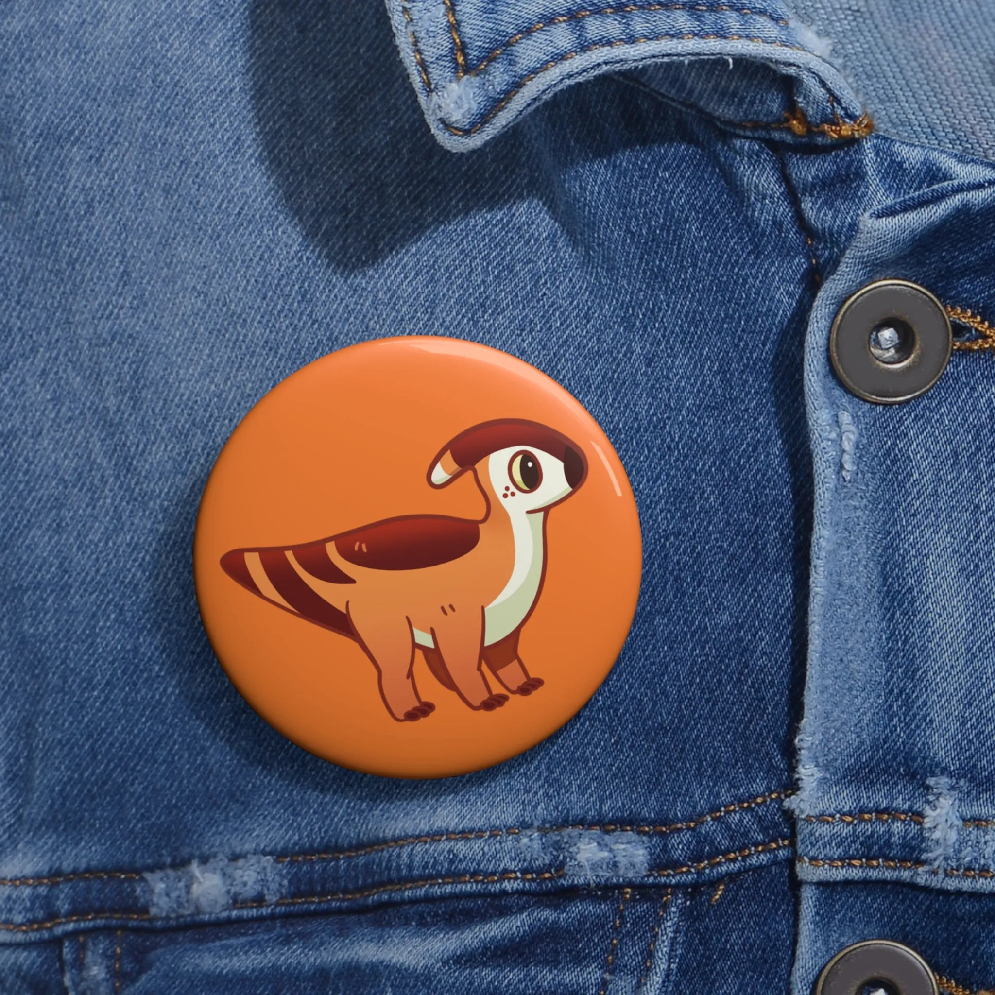 Parasaurolophus Pin Badge