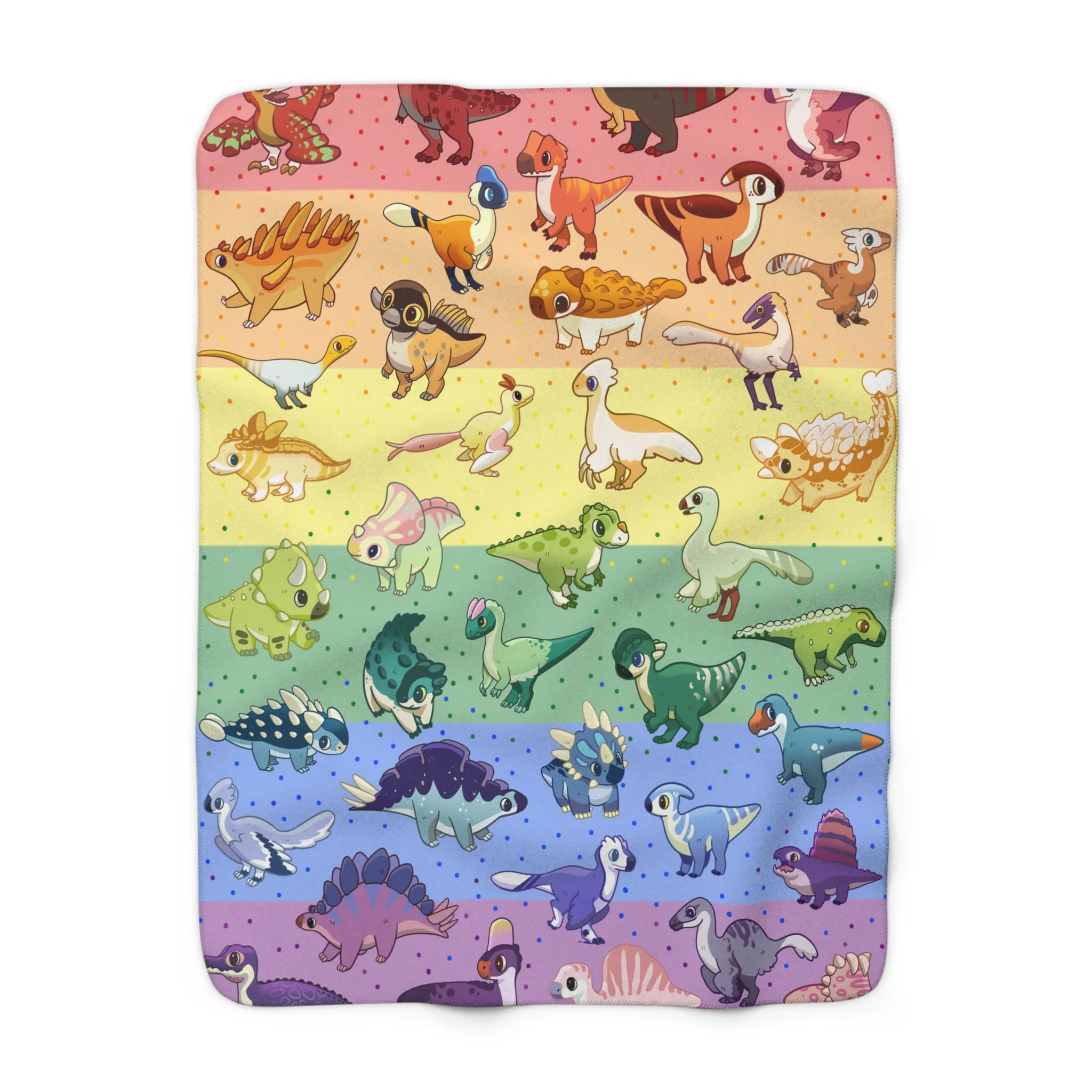 Pride Dinos - Sherpa Fleece Blanket