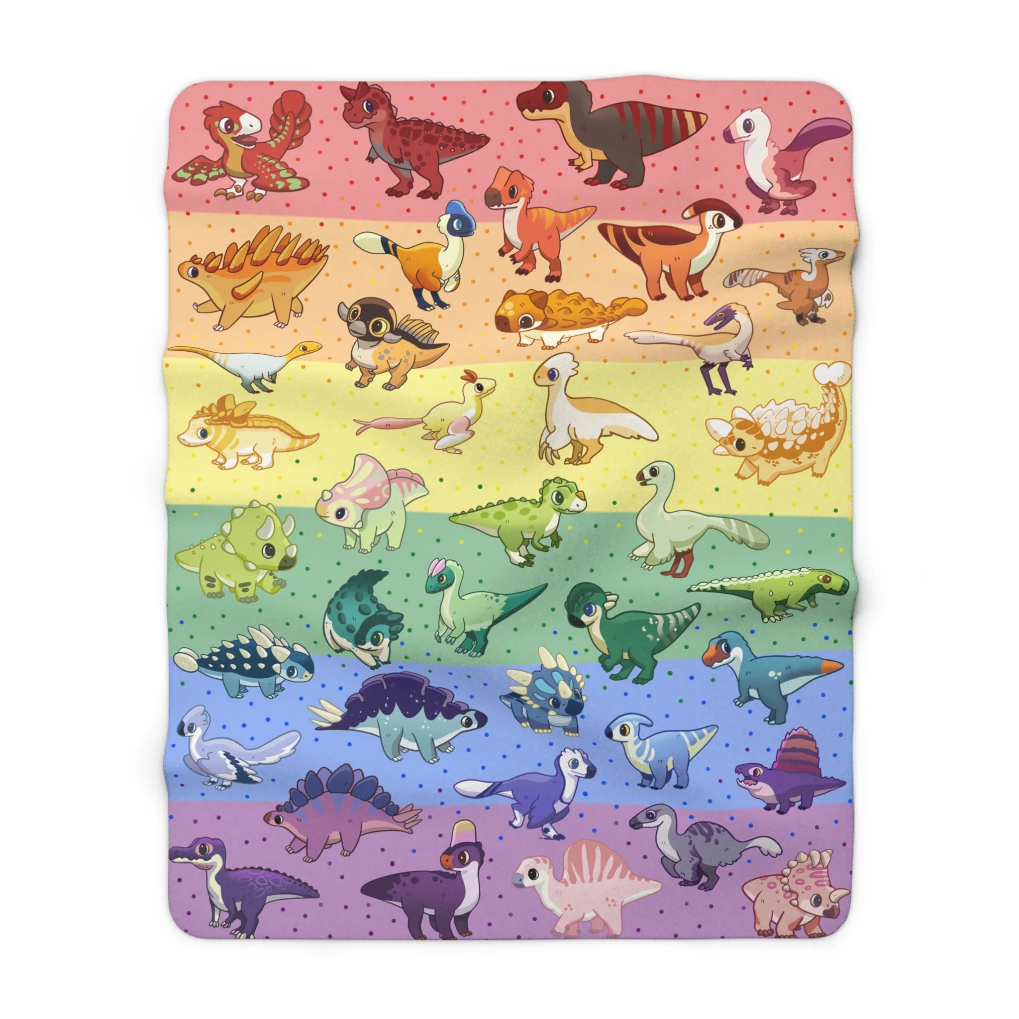 Pride Dinos - Sherpa Fleece Blanket