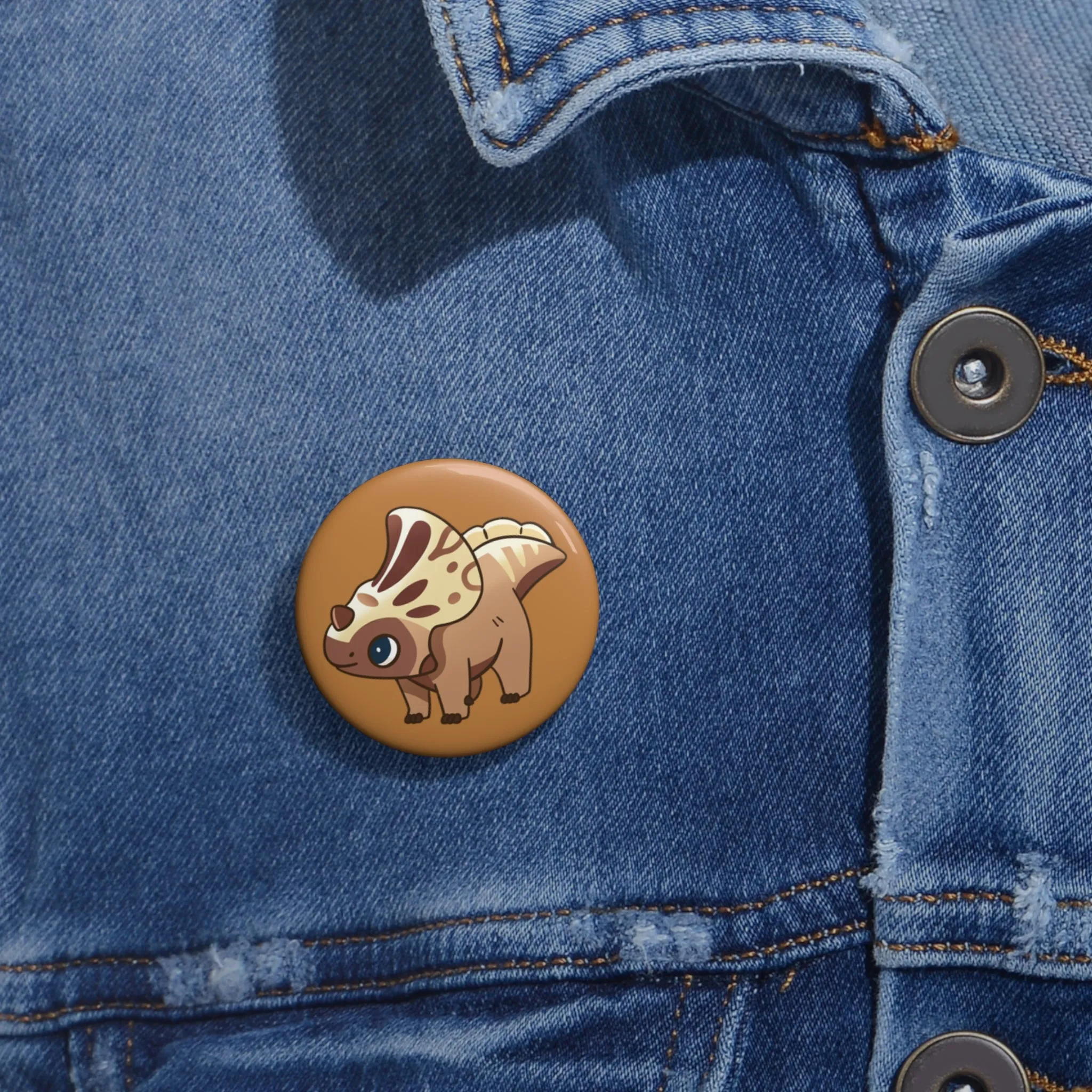 Protoceratops Pin Badge