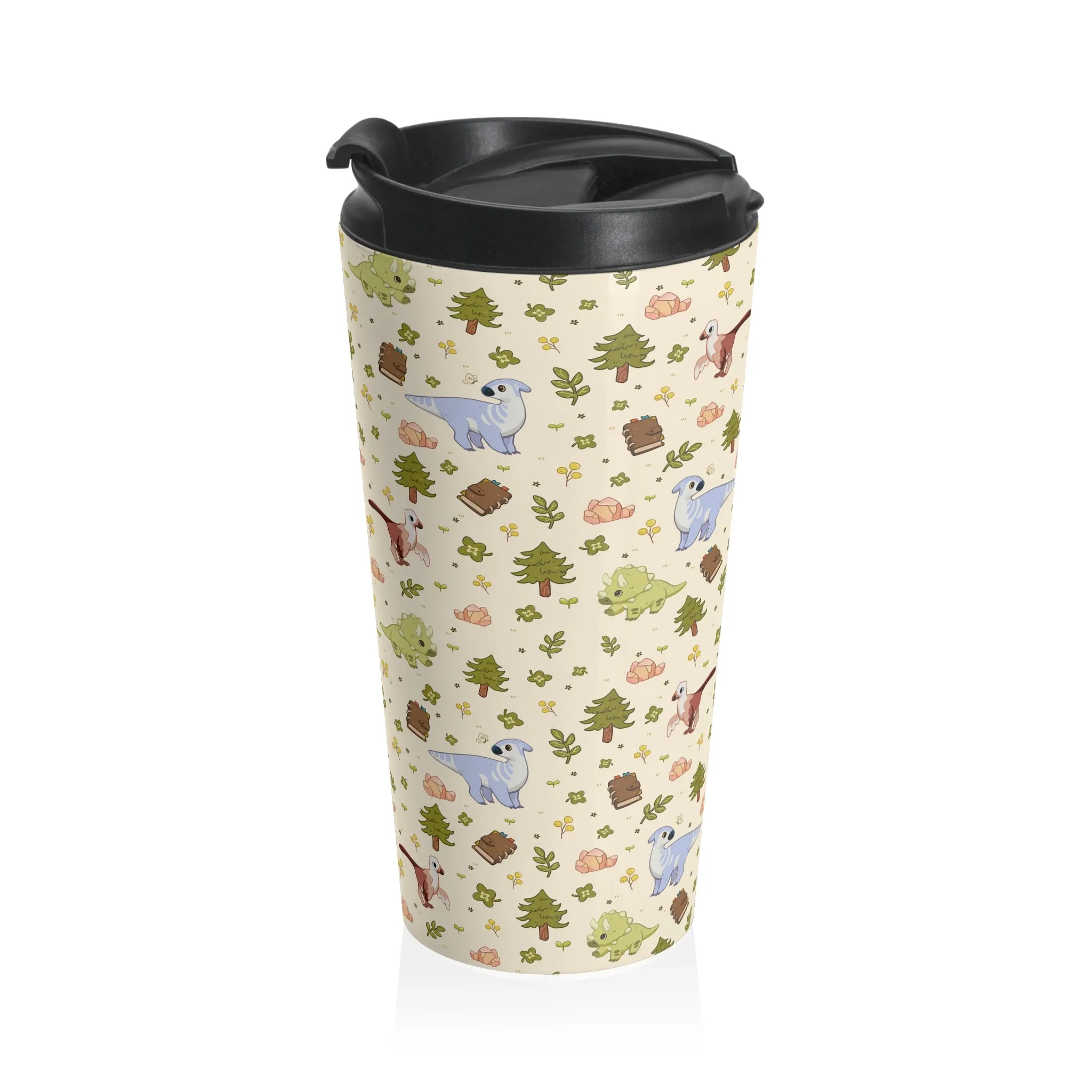 Roaming Rancher in Tamablume Cream - Stainless Steel Travel Mug