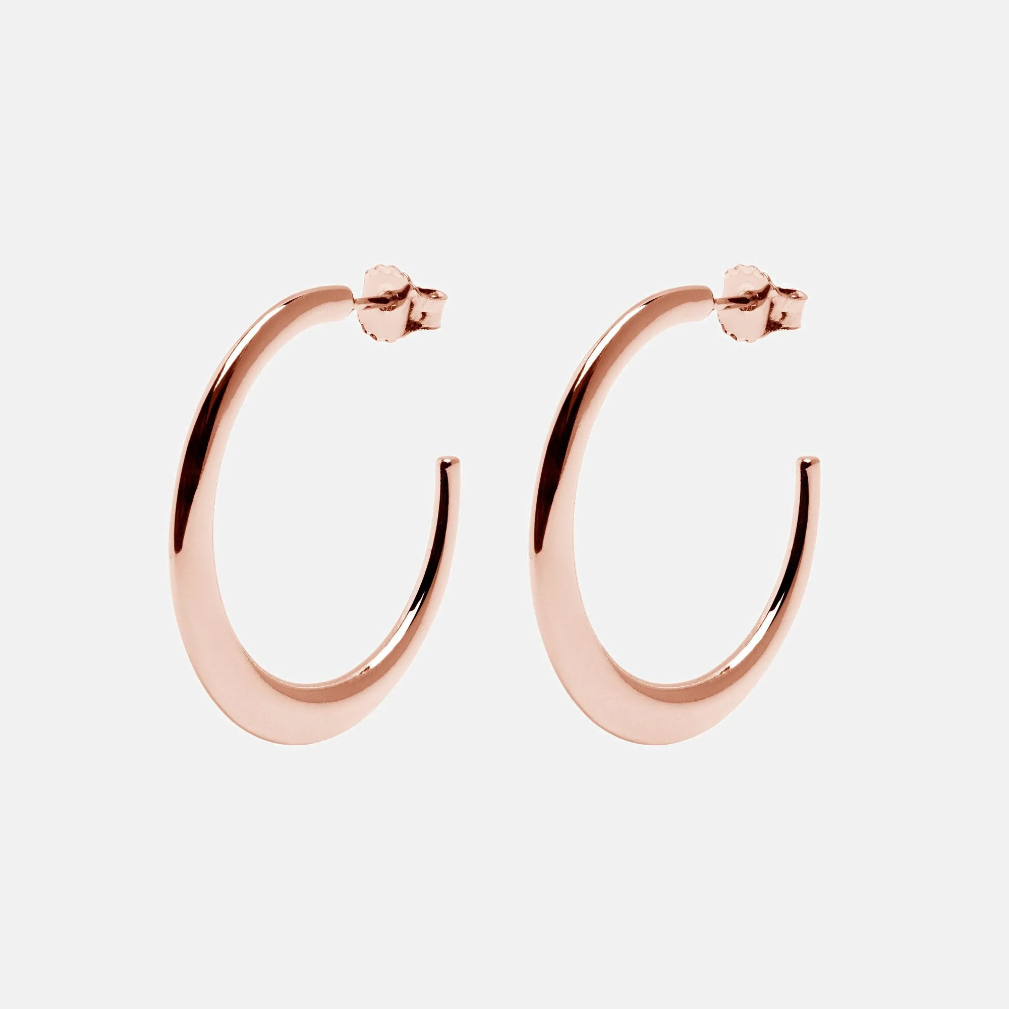 Rose Gold Cenit Hoop Earrings