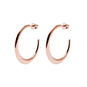 Rose Gold Cenit Hoop Earrings